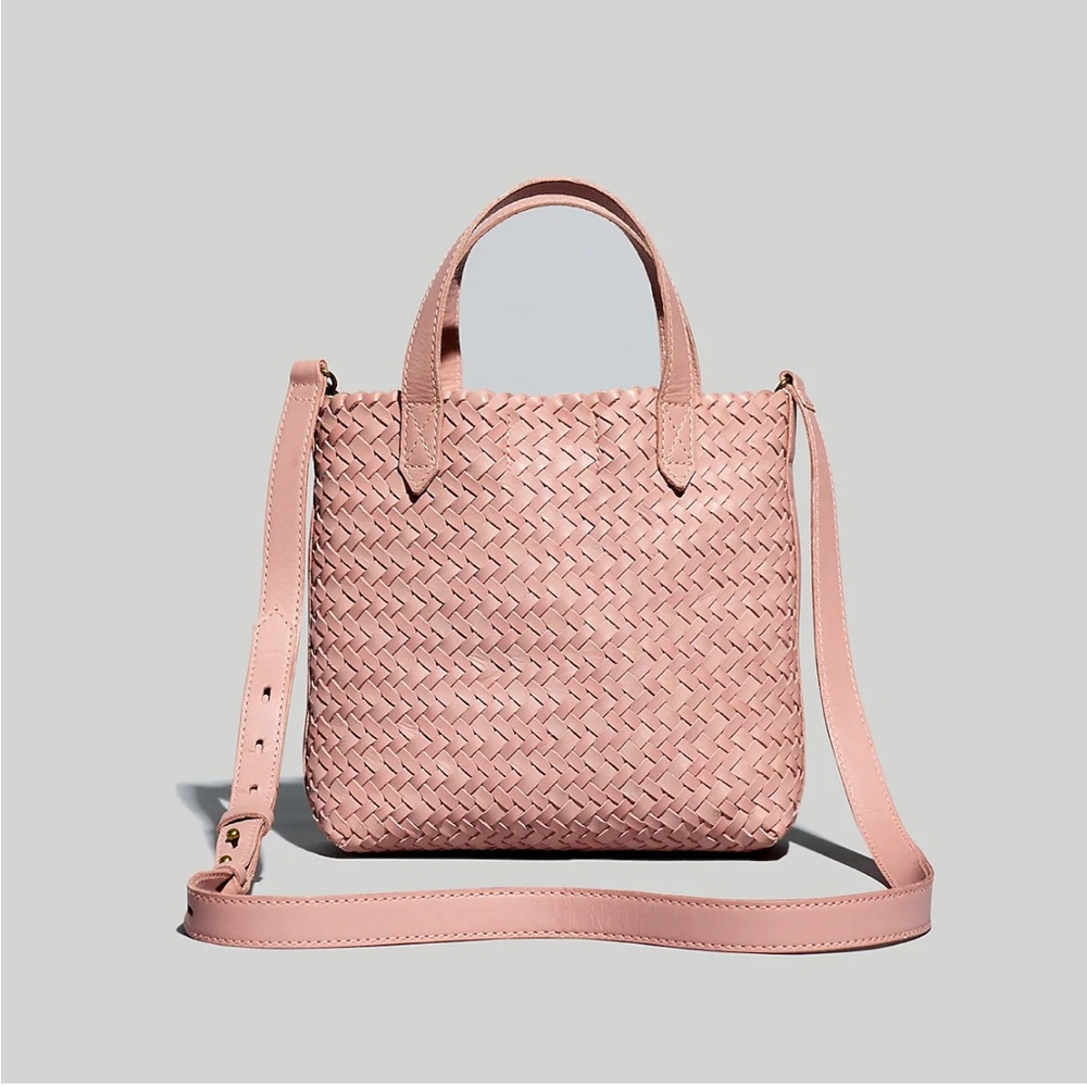 Madewell The Small Transport Crossbody: Woven Leather Edition